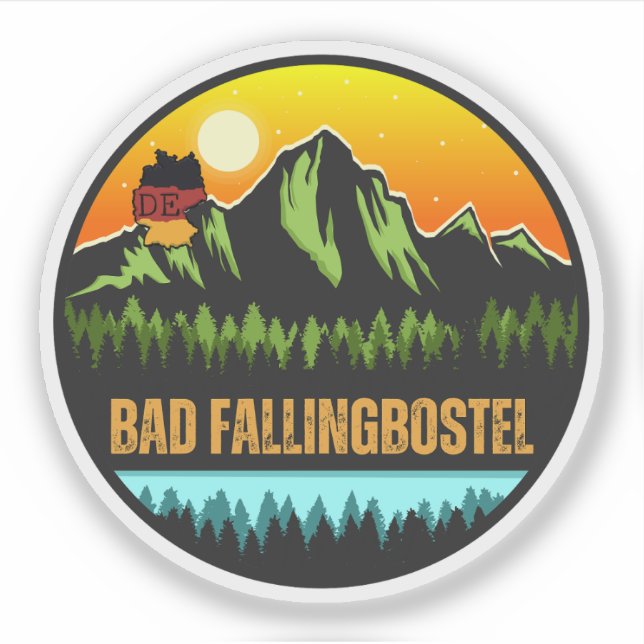 Bad Fallingbostel, Germany Sticker (Front)