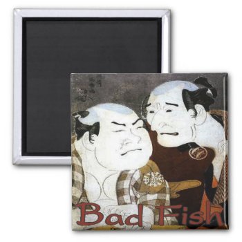 Bad Fish Magnet by figstreetstudio at Zazzle