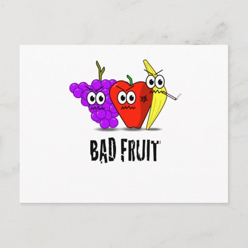 BAD FRUIT POSTCARD