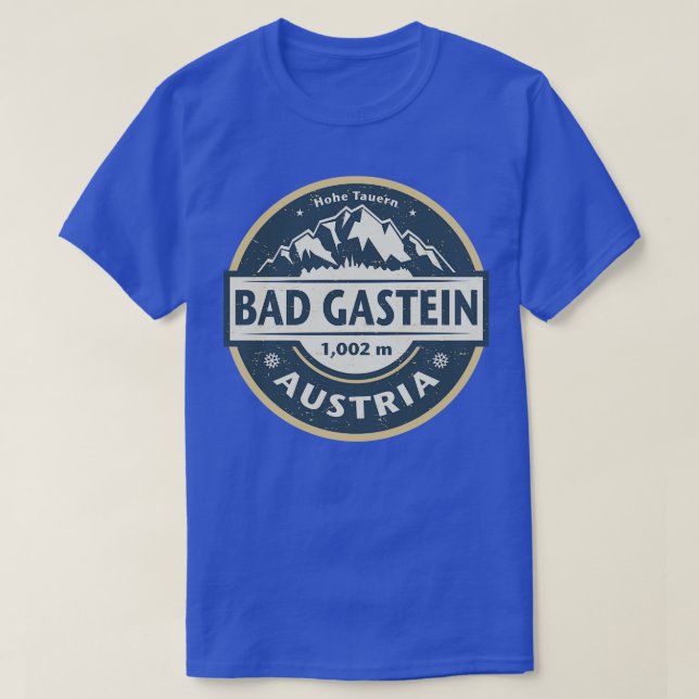 Bad Gastein Austria T-Shirt (Design Front)