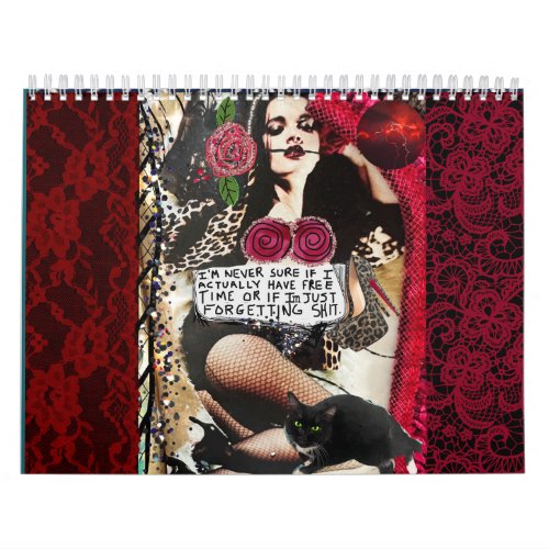 Bad girl art calendar