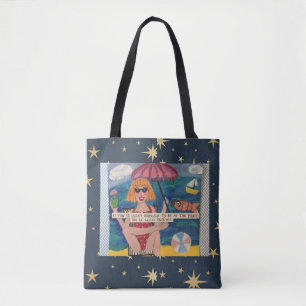 BAD GIRL ART TOTE BAG