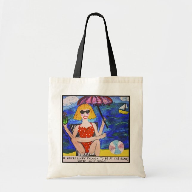 BAD GIRL ART TOTE BAG (Front)