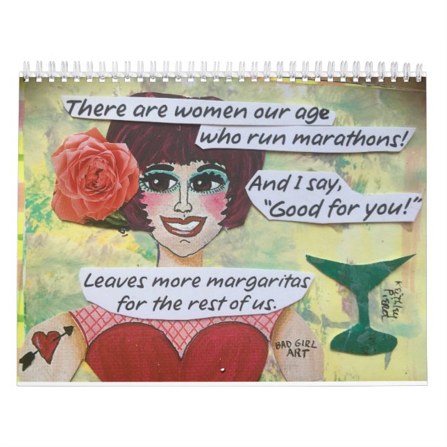 BAD GIRL CALENDAR-MARGARITA CALENDAR (Cover)