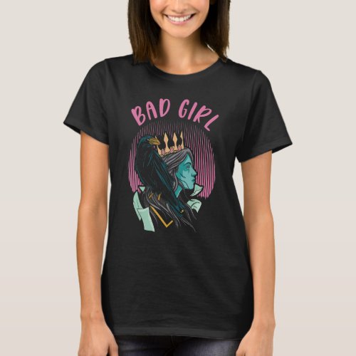 Bad Girls No Angel Rebellious Bad Attitude Naughty T_Shirt