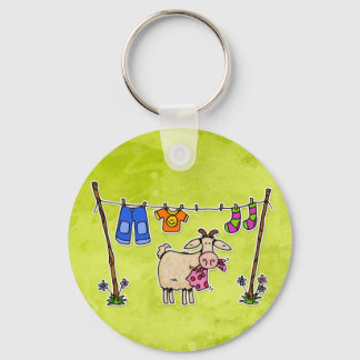 bad goat keychain