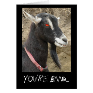 Bad Goat Love You Cards