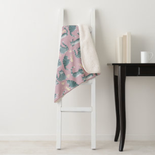 Bad Grey Tabby Cats Knocking Stuff Over Sherpa Blanket