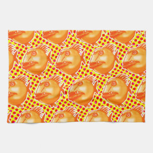bad guy ugly fish funny cartoon towel