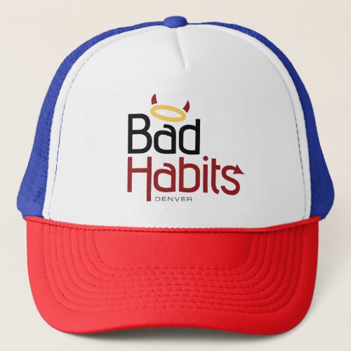 Bad Habits Denver Color Trucker Hat 
