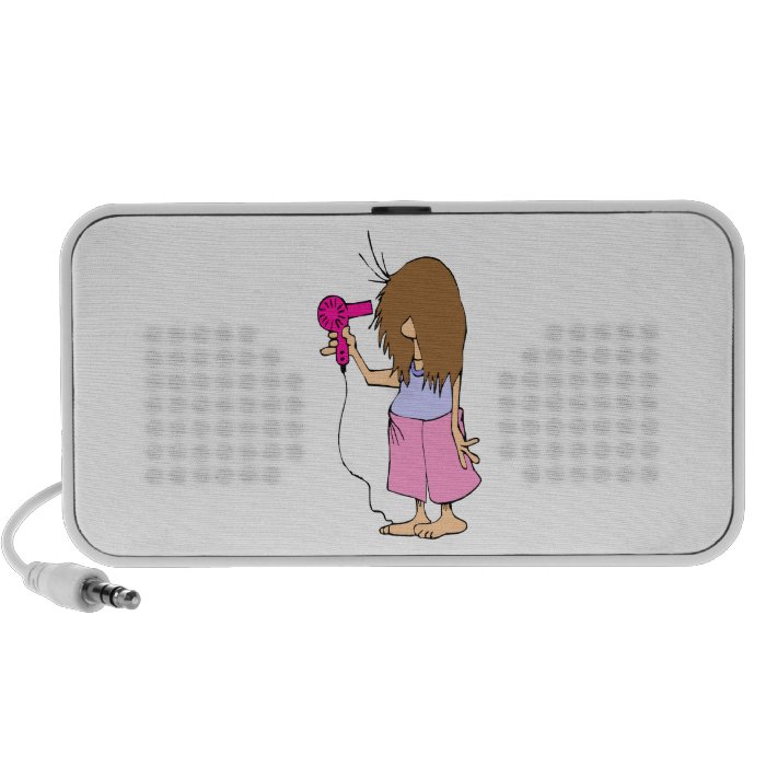 Bad Hair Day Cartoon Travelling Speaker