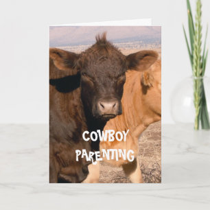 Bad Hair Day - Cowboy Parenting Card