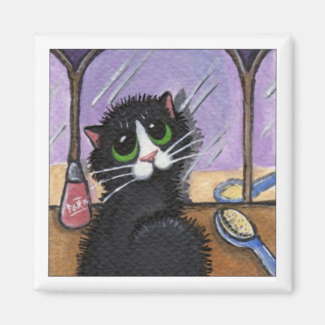 Bad Hair Day Magnet (Front)