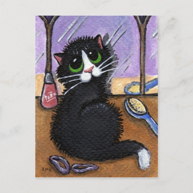 Bad Hair Day Postcard (Front)