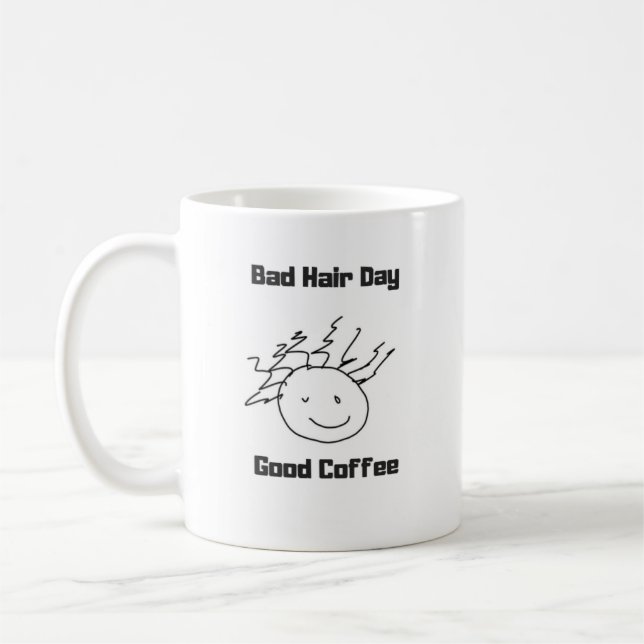 Bad Hair Mug (Left)