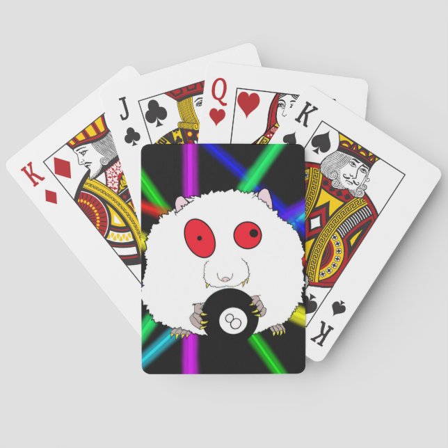 Bad Hamster Society - 8 Ball Poker Cards (Back)