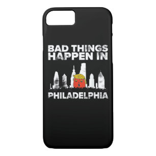 Bad Happen Philadelphia Halloween Spooky Trumpkin iPhone 8/7 Case