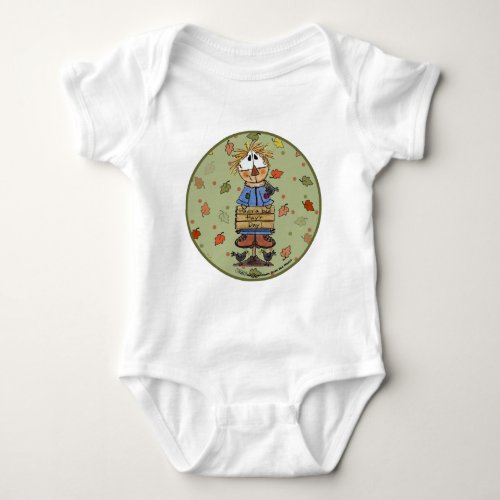 Bad Hayr Day Scarecrow Baby Bodysuit