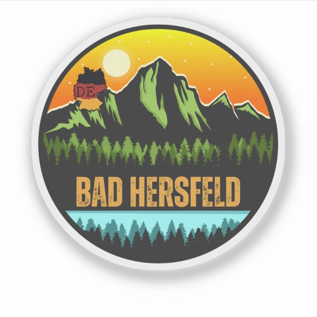 Bad Hersfeld, Germany Sticker (Front)