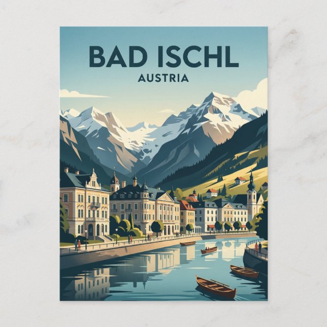 Bad Ischl Austria Postcard (Front)