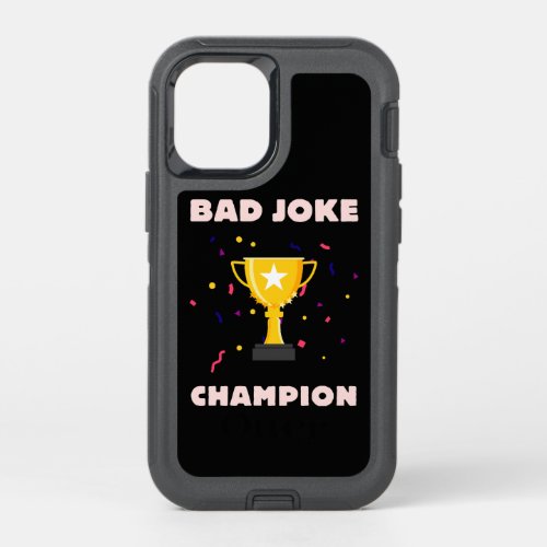 Bad Joke Champion OtterBox Defender iPhone 12 Mini Case