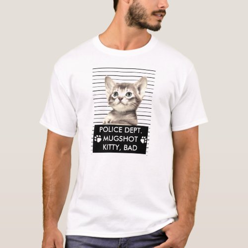 BAD KITTY MUGSHOT T_SHIRT