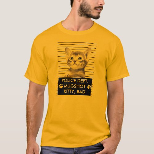 BAD KITTY MUGSHOT T_SHIRT