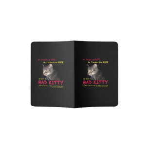 Bad Kitty Passport Holder