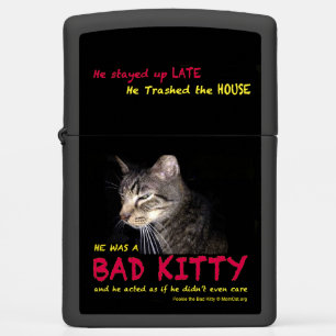 Bad Kitty Zippo Lighter