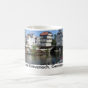 Bad Kreuznach, Germany Bridge Houses Coffee Mug