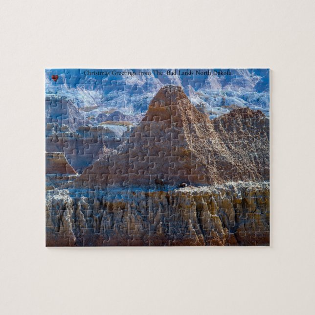 Bad Lands North Dakota Jigsaw Puzzle (Horizontal)