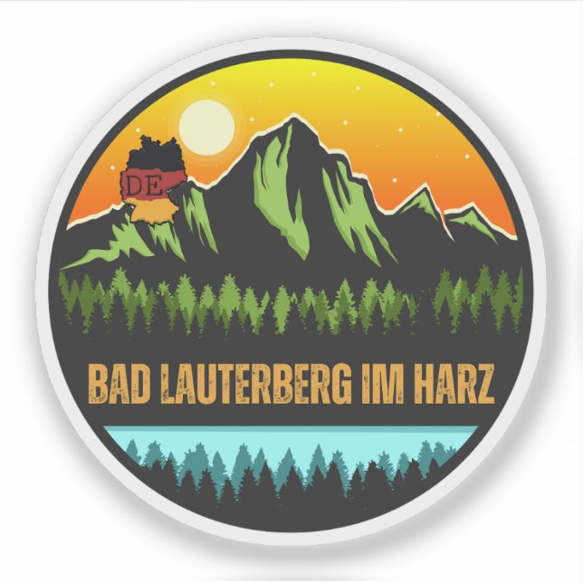 Bad Lauterberg im Harz, Germany Sticker (Front)