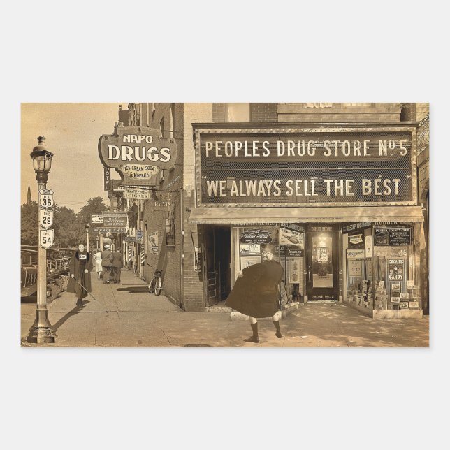 Bad Luck! Rectangular Sticker (Front)