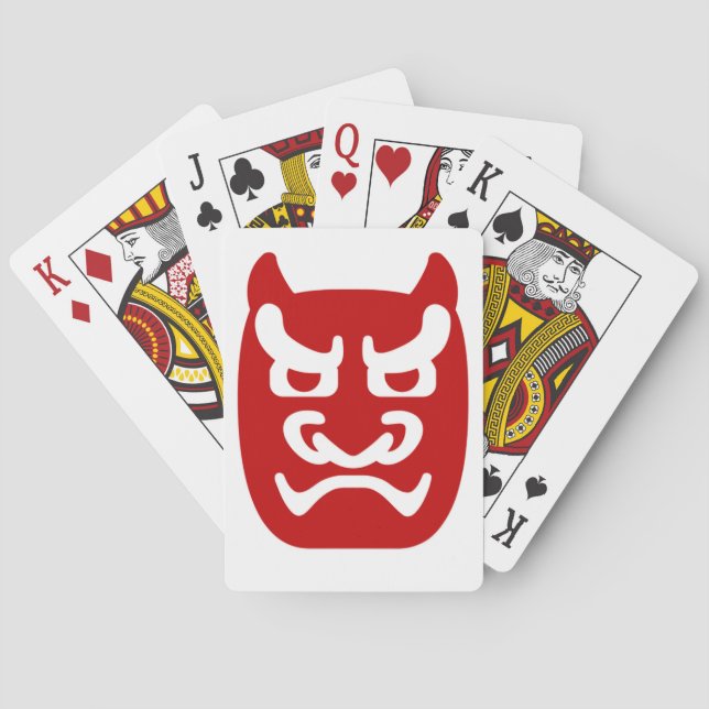 bad mask poker cards (Back)