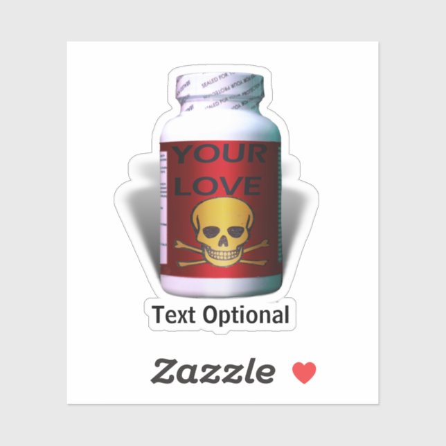 Bad Medicine Anti Valentine's Day  Sticker (Sheet)