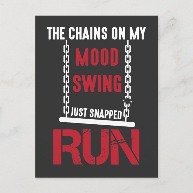 Bad Mood Funny Sarcastic Moody Humor Postcard (Front)