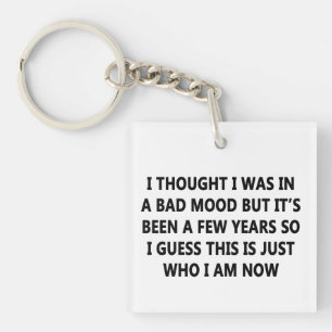 Bad Mood Keychain