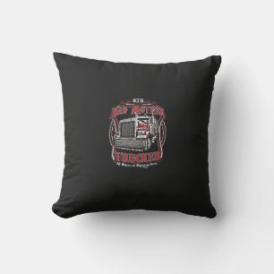 Bad Mother Trucker Outdoor Pillow