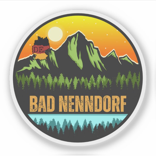 Bad Nenndorf, Germany Sticker (Front)