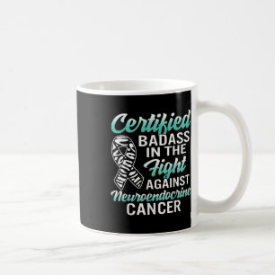 Bad Neuroendocrine Cancer Awareness Net Zebra Ribb Coffee Mug