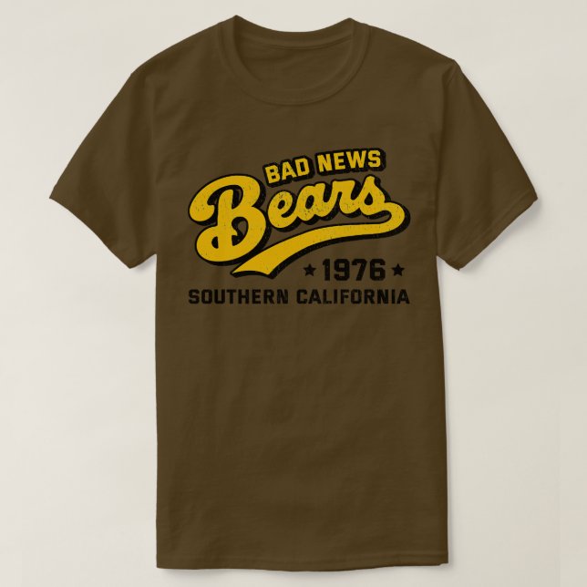 Bad News Bears 1976 Southern California TShirt (Design Front)