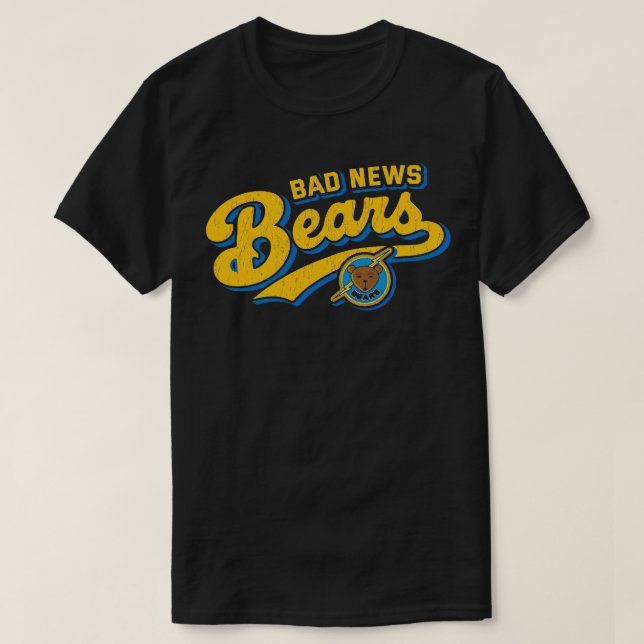 Bad News Bears Vintage Baseball Lover T-Shirt (Design Front)