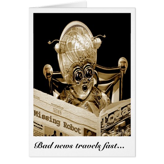 Bad news travels fast cards (Front)
