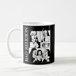 Bad Nuns Religion Smoking Coffee Mug