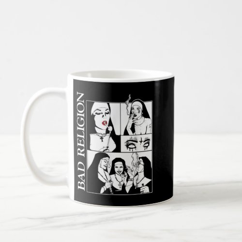 Bad Nuns Religion Smoking  Coffee Mug