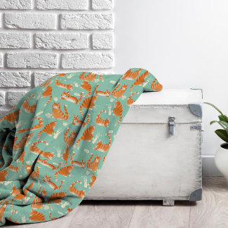 Bad Orange Tabby Cats Knocking Stuff Over Pattern