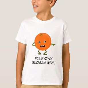 Bad Orange with Customizable Slogan T-Shirt