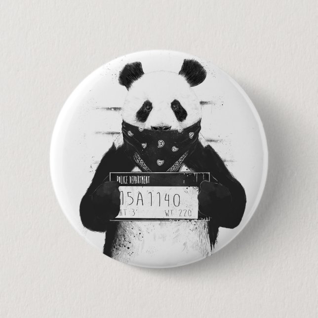 Bad panda button (Front)