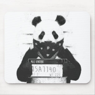 Bad panda mouse pad