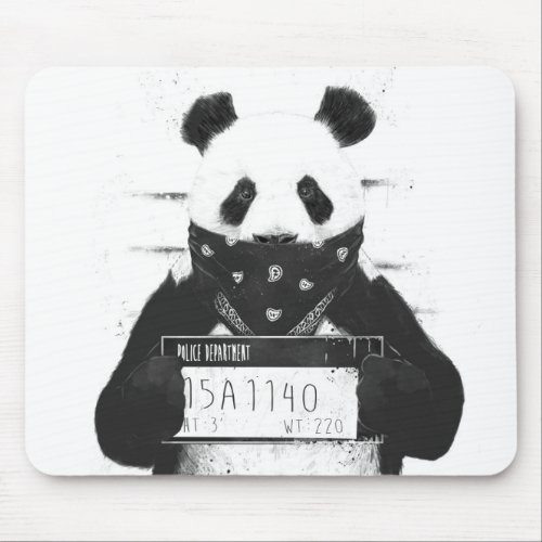 Bad panda mouse pad